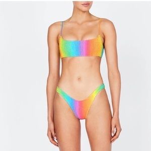 Triangl rainbow bathing suit